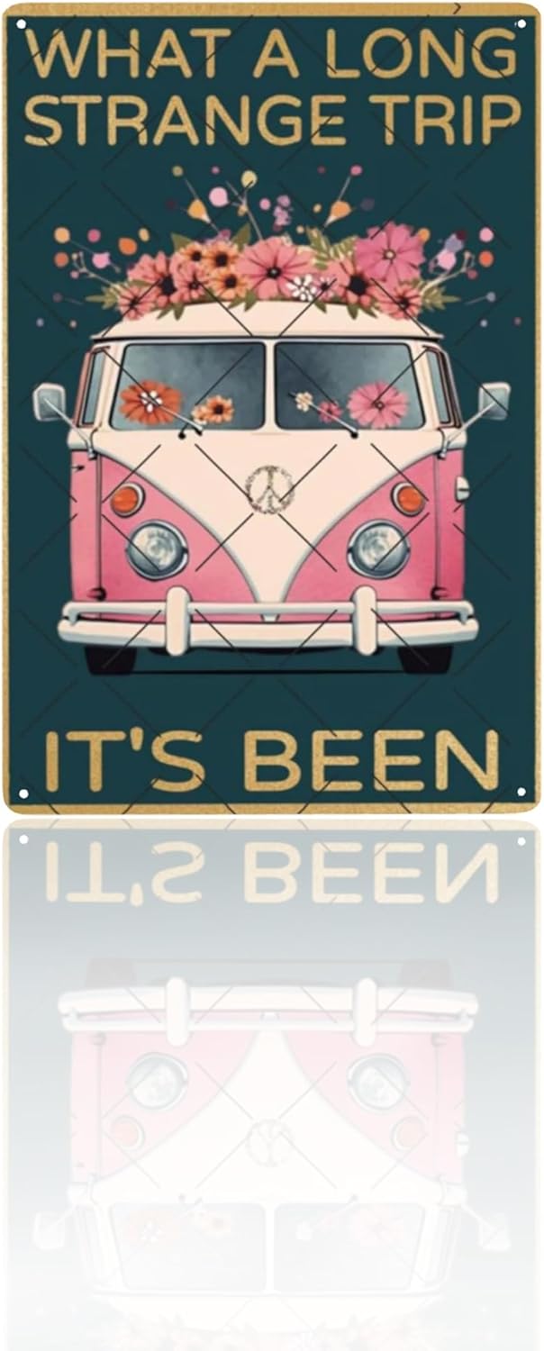 Home Office What Is It - ป้ายโลหะวินเทจ What A Long Strange Trip