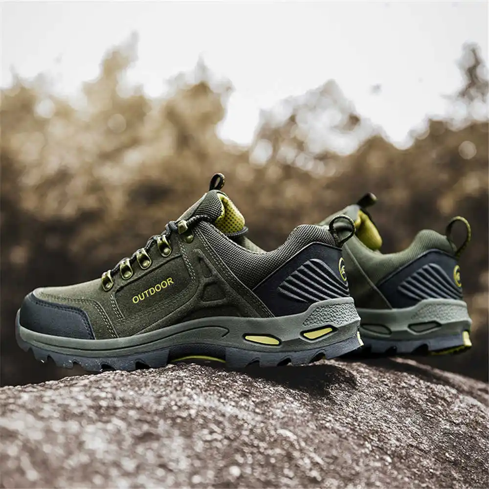 Home Office 365 - Non-SLIP Lace Up เดินป่าเทนนิสสําหรับชายเทรนเนอร์สําหรับชาย Mountain รองเท้ารองเท้าผ้าใบกีฬาแฟชั่น-Man