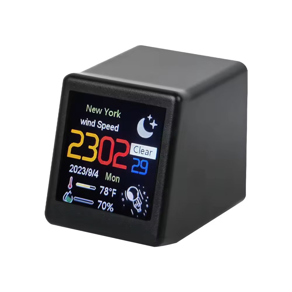 Home Office Updates - สถานีตรวจอากาศดิจิตอลอัจฉริยะแบบไร้สาย J&R Electronic พร้อมนาฬิกา สำหรับบ้าน/สำนักงาน แสดงผลความเร็วลม