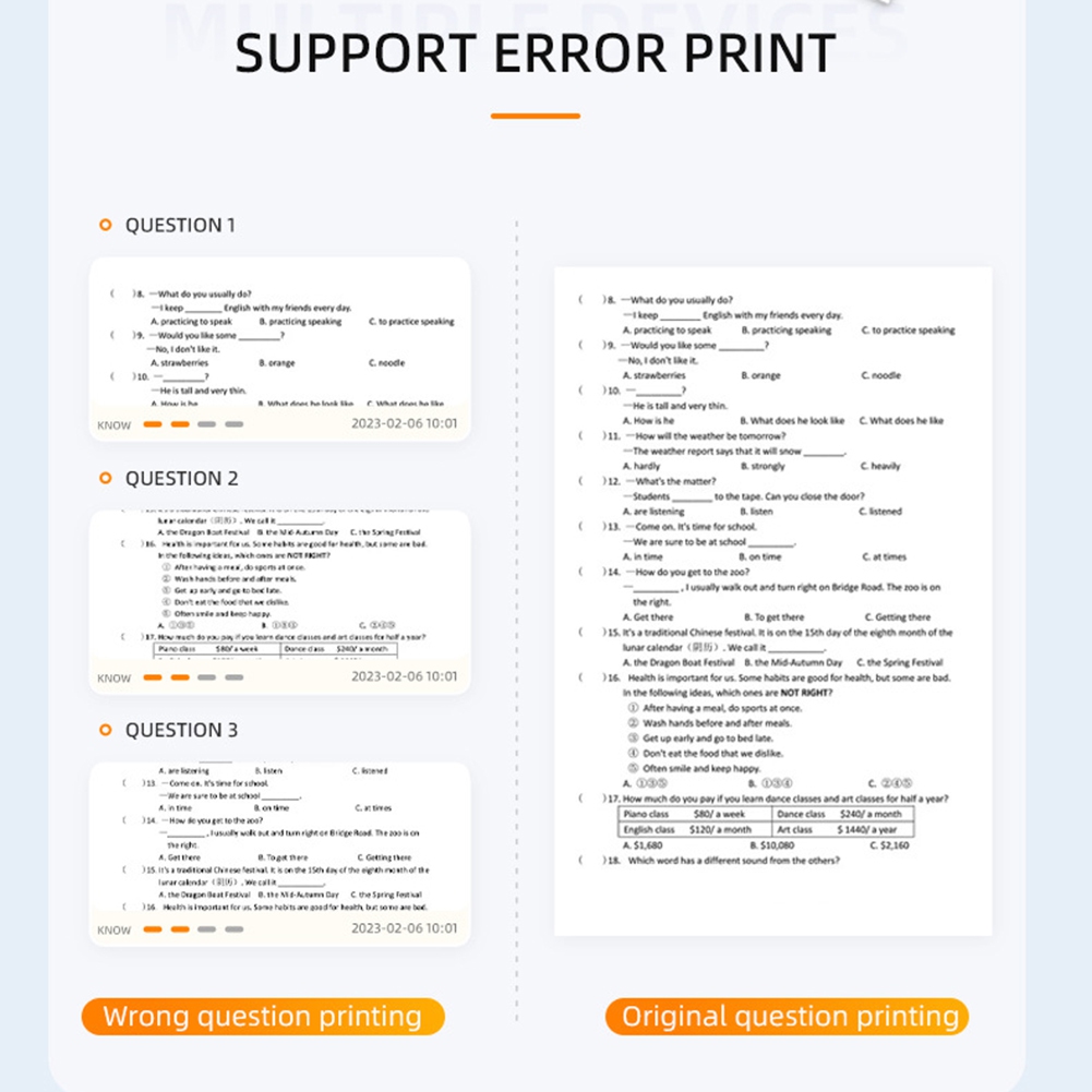 AS62 เครื่องพิมพ์ความร้อนแบบพก - Home Office Questions บทวิจารณ์และราคา