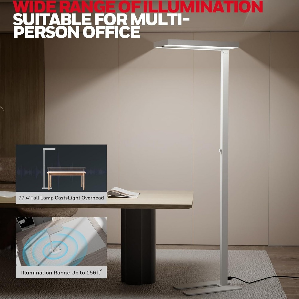 โคมไฟตั้งพื้น LED ดีไซน์ทันสมั - Home Office Design บทวิจารณ์และราคา