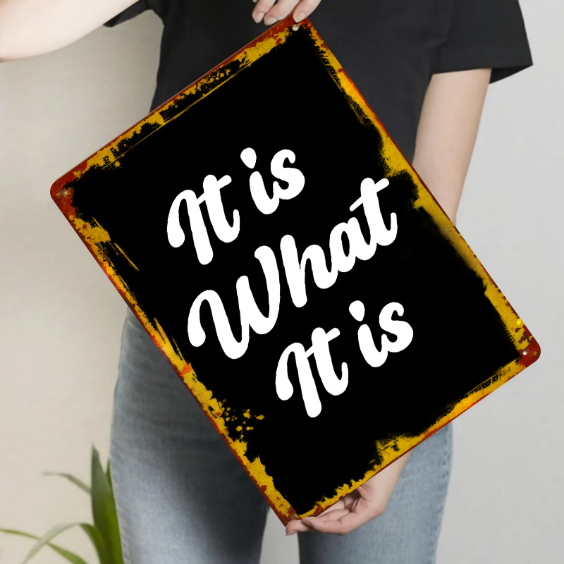 งานศิลปะโลหะติดผนังแบบกำหนดเอง - Home Office What Is It บทวิจารณ์และราคา