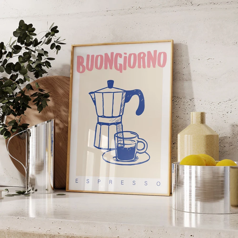 โมเดิร์นกาแฟ Espresso Wall Art - Home Office Design บทวิจารณ์และราคา