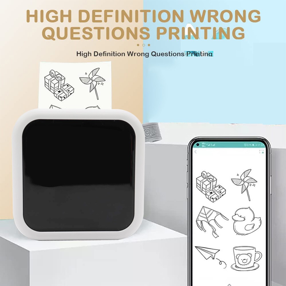 เครื่องพิมพ์ความร้อนบลูทูธขนาด - Home Office Questions บทวิจารณ์และราคา