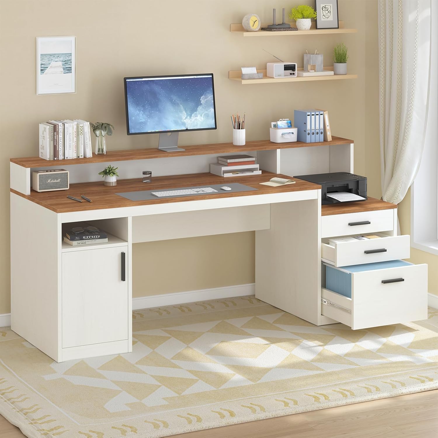 โต๊ะคอมพิวเตอร์ขนาด 65 นิ้ว พร - Home Office 365 บทวิจารณ์และราคา