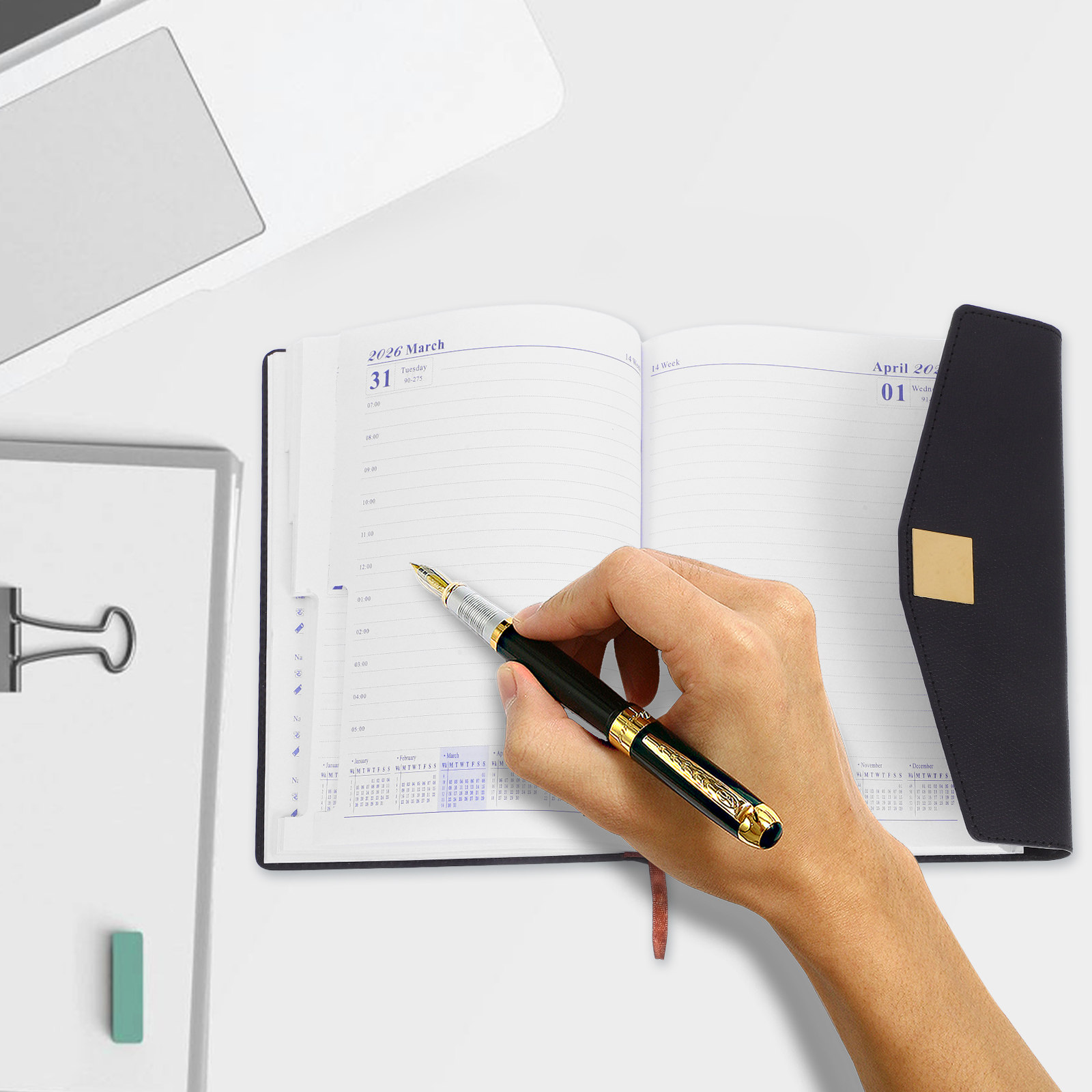 สมุดวางแผนรายวัน 365 หน้า กระด - Home Office 365 บทวิจารณ์และราคา