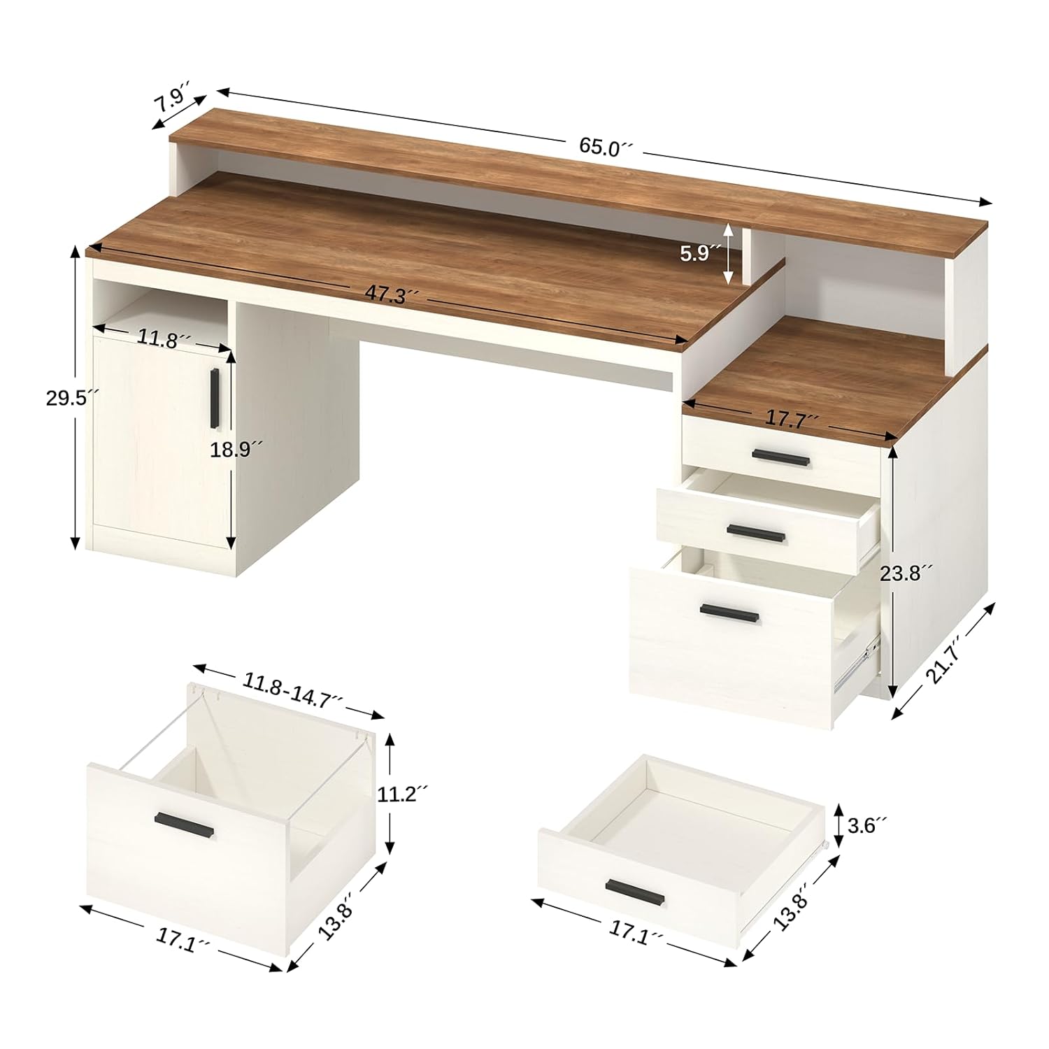 โต๊ะคอมพิวเตอร์ขนาด 65 นิ้ว พร - Home Office 365 บทวิจารณ์และราคา